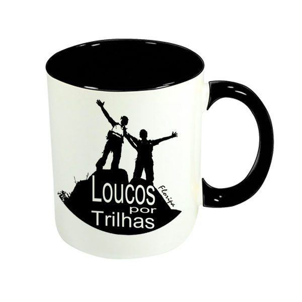 Caneca Com Alça e Interior Colorida 325ml